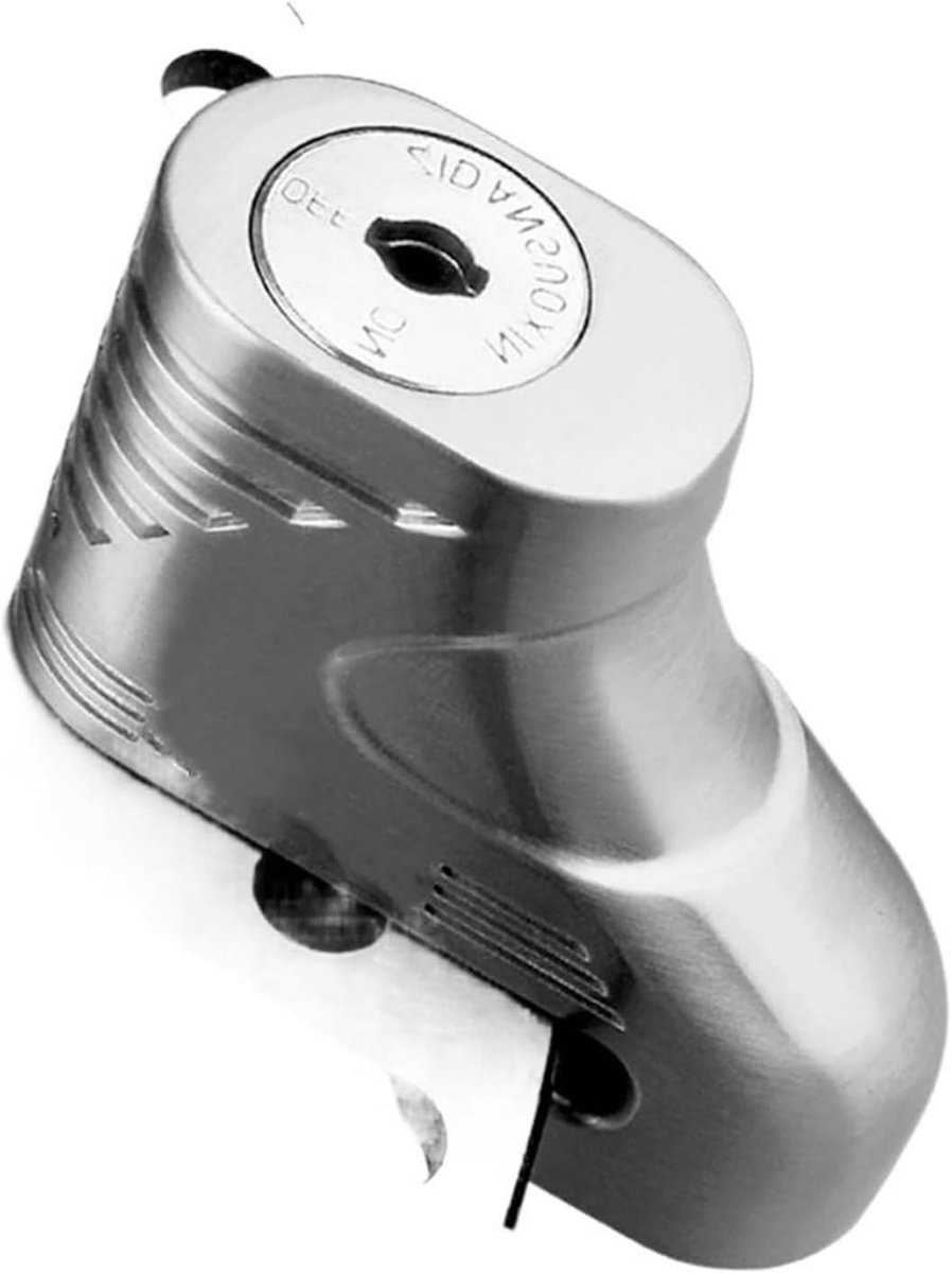 Motorslot Schijfrem - Anti Diefstal - Motor Beveiligen - Uniek Slotcilinder - 1x1x1 cm - Zilver