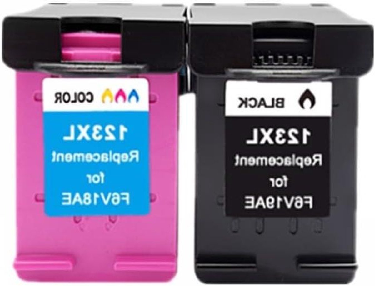 Inktcartridges - Printerinkt Cartridges - Documenten Printen - Hoge Paginaopbrengst - 1 Zwart 1 Kleur - Niet gespecificeerd
