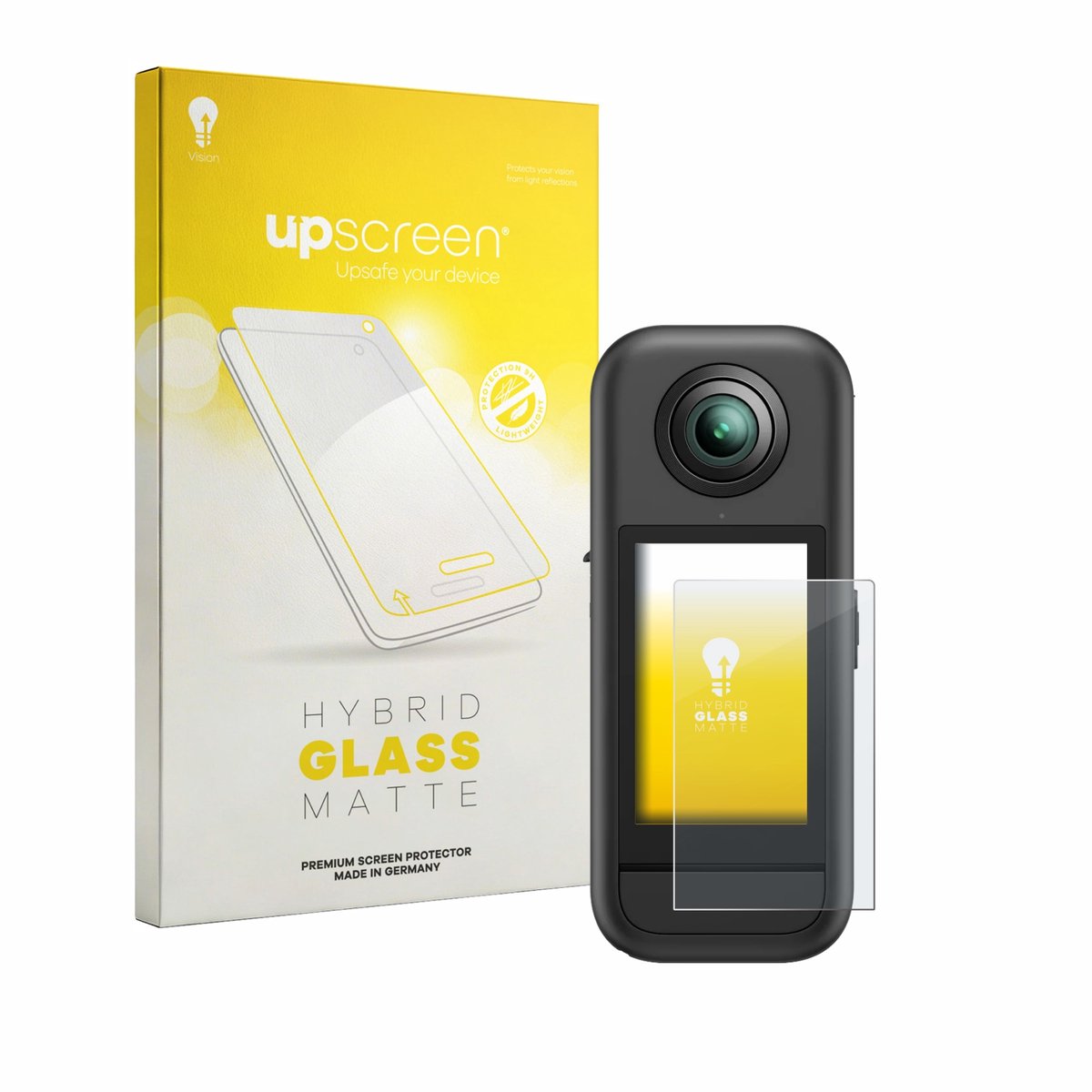 upscreen - Screenprotector voor Akaso 360 - Folie Beschermfolie Beschermglas matte