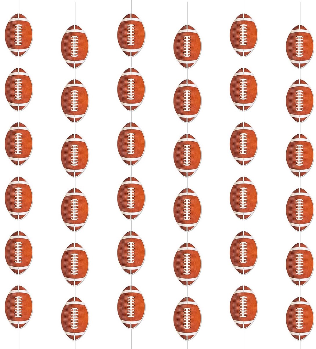Voetbal Slingerset van 6 Stuks, Versiering voor Sportthema Feest, Perfect voor Verjaardagen en Klascabinet Decoratie