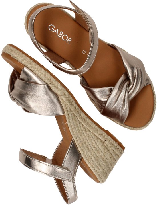 Dames Sandalen Gabor 82.712.82 Platina - Maat 5 | bol
