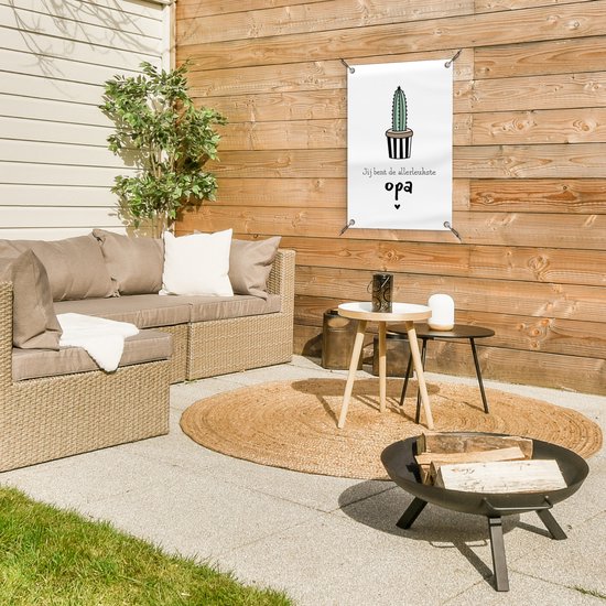 Papy cadeau Vaderdag - Tu es le plus beau papy - Poster jardin blanc 40x60 cm