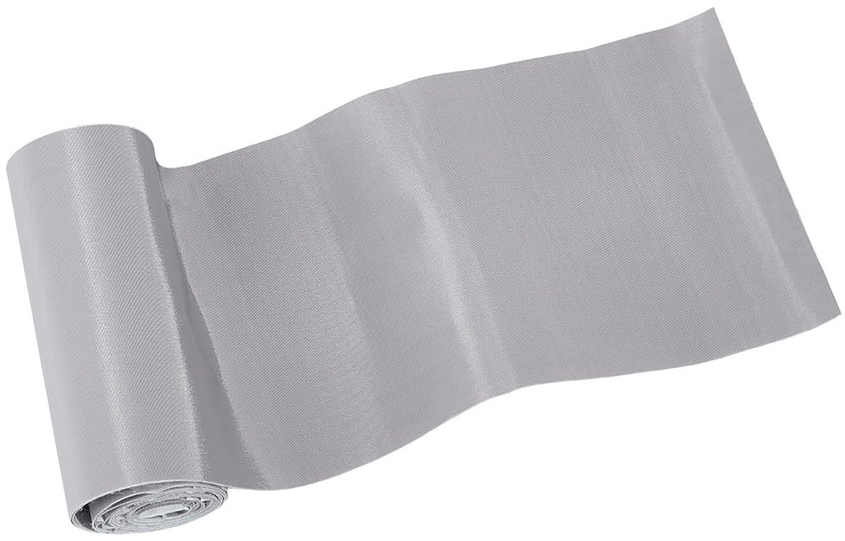 GORGECRAFT 1,6 m x 10 cm Nylon Reparatiepleisters - Grijs Zelfklevende Stof Tape voor Meubelherstel