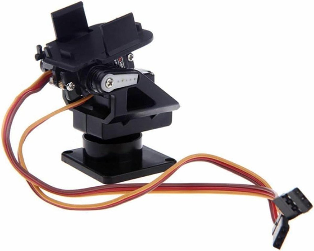 Gimbal Frame Module - Tweeassig Platform - Camera Stabilisatie - Inclusief 2 Servo's - 30x30mm Camera - Zwart