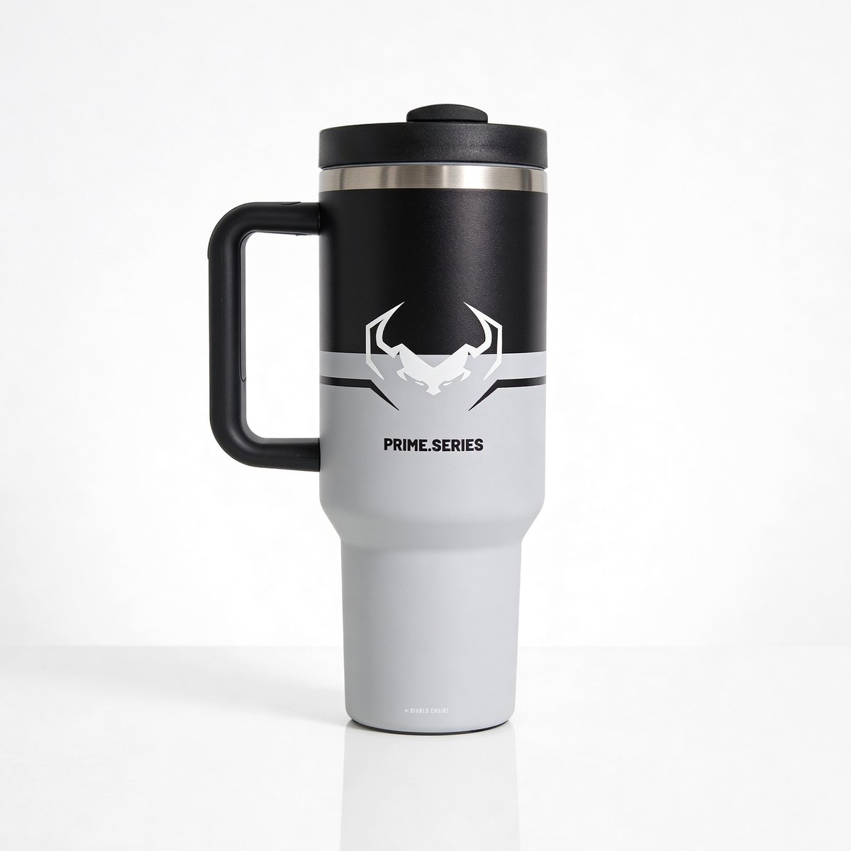 DIABLO CHAIRS - Thermosbeker met een handvat - Nightwolf Moon - 3-in-1 deksel met siliconenafdichting - 1200 ml