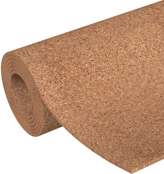 vidaXL - Kurkrol - Bruin - 100 - x - 200 - x - 0,8 - cm - Kurk van Merkloos — afbeelding 3