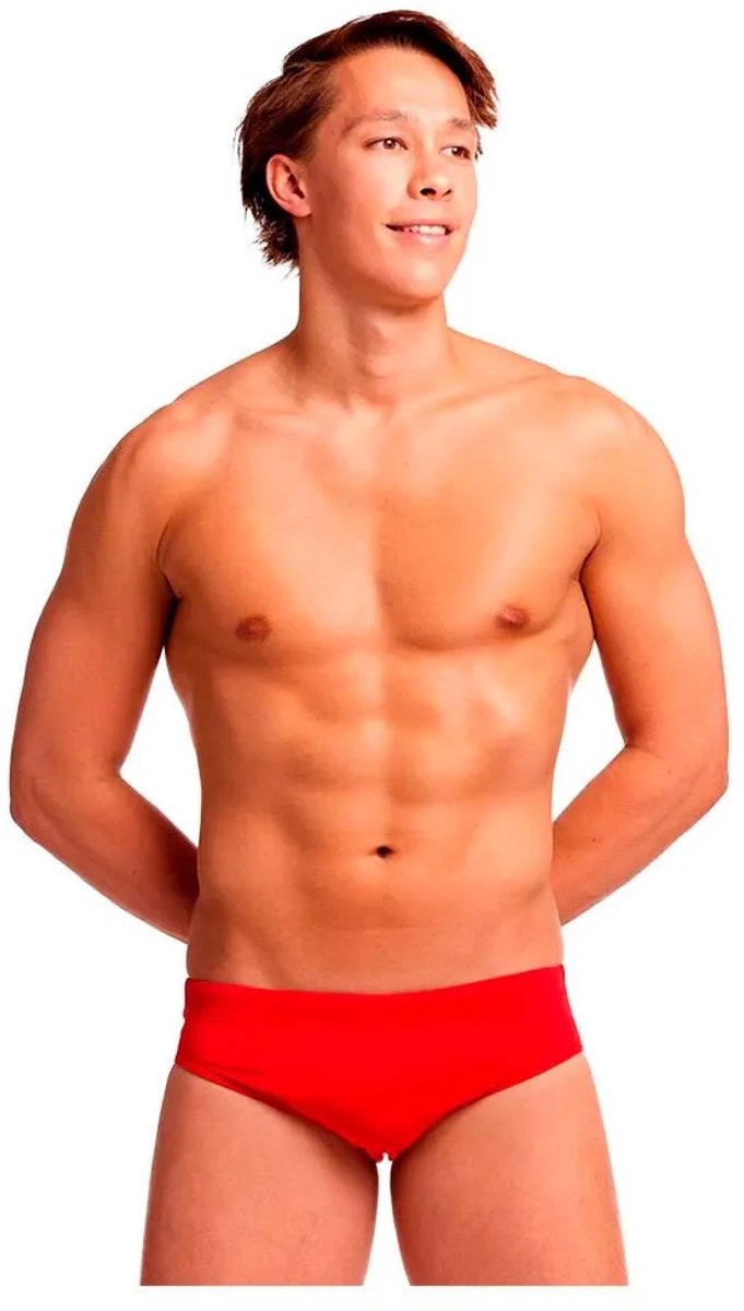Funky Trunks Classic Zwemslip Rood 36 Man