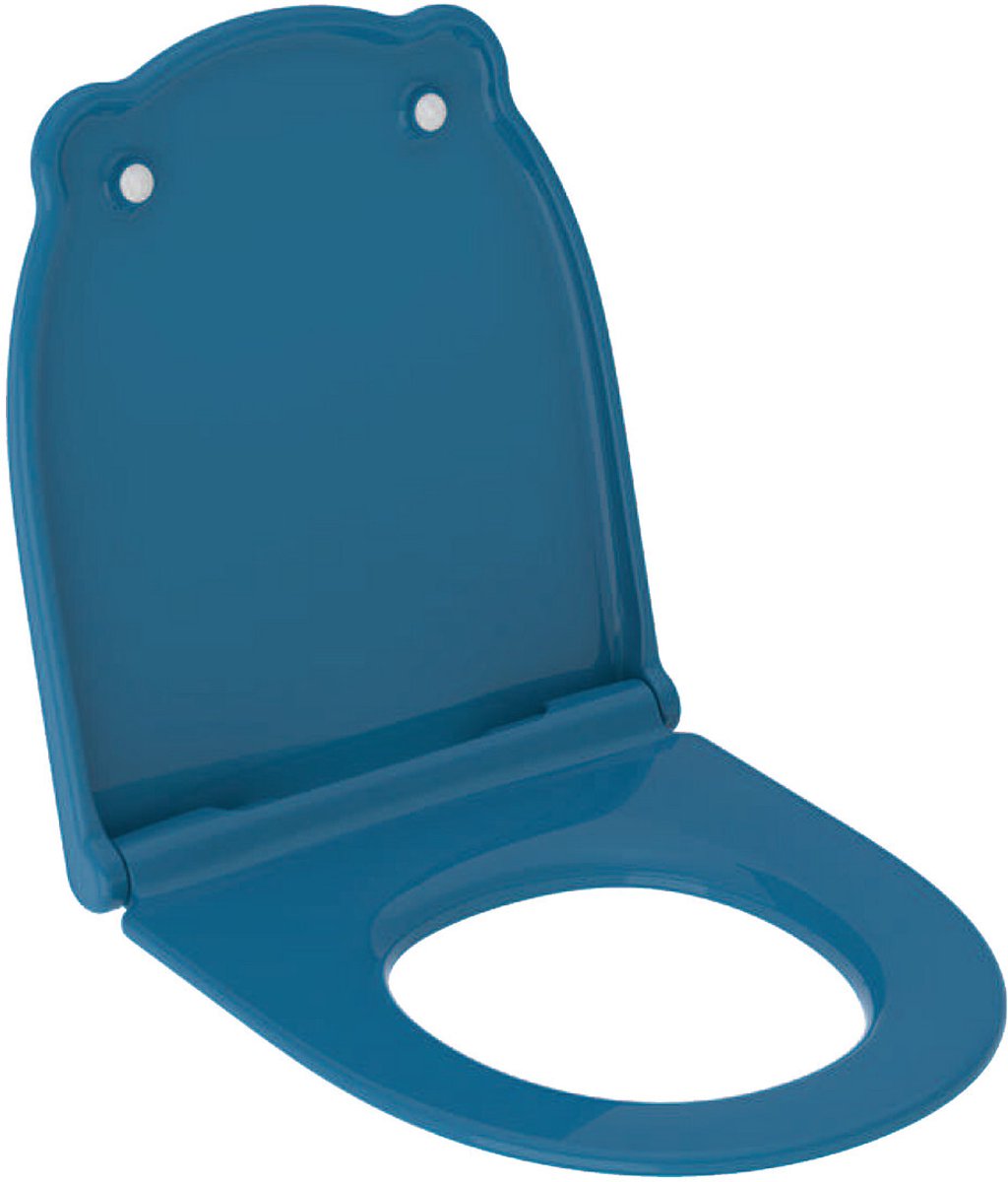 Geberit Bambini Closetzitting top-fix 34x40x5,5 cm Oceaanblauw