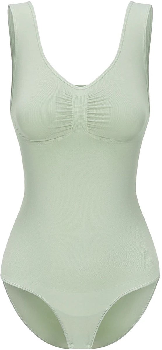 cfab by creamy fabrics Creamy Fabrics - Tank Bodysuit Sculpting Shapewear Met Slip - Ademend - Anti-Zweet - Ultra Zacht - Comfortabel - Sculptend - Perfecte Pasvorm -