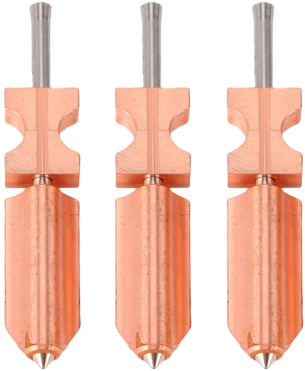 Dailygoods- Nozzle Hotend Kit - 3 Stuks - Geschikt voor FlashForge AD5X - Volledig Metaal - Spuitmondgrootte 0,25/0,4/0,6 mm - Hoge Temperatuur Bestendig