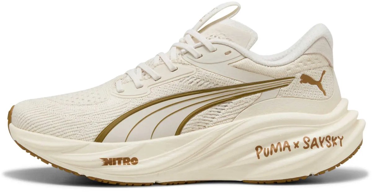 Hardloopschoenen voor dames Puma Magnify Nitro 3 Saysky Wit