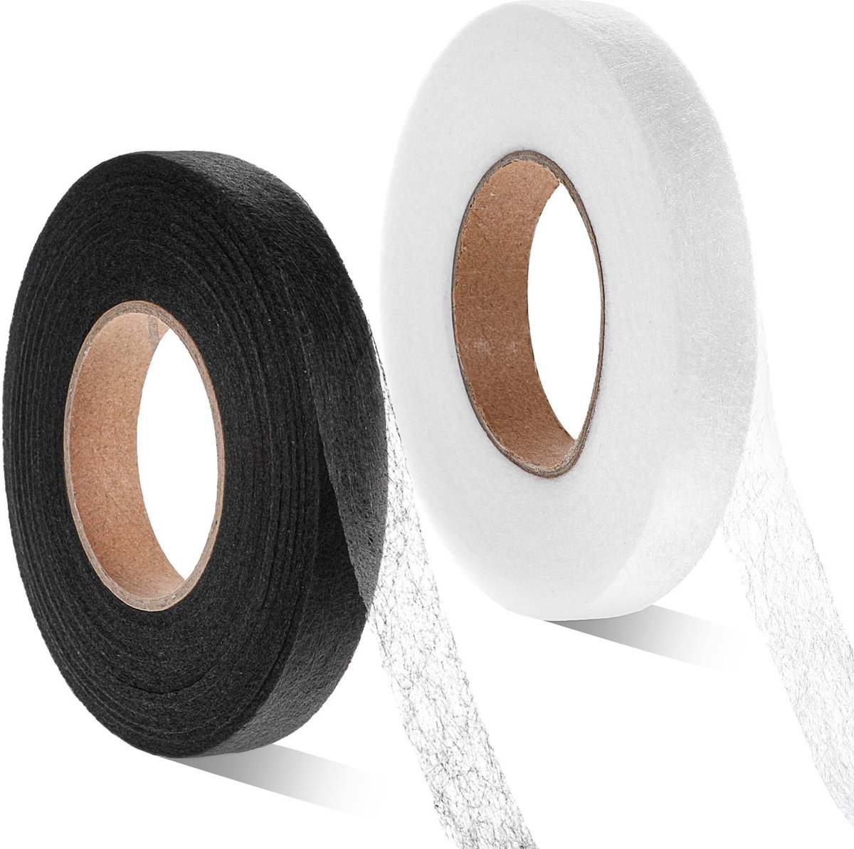 Dailygoods- Zoomtape Zelfklevend - 2 Rollen - 1,5 cm x 64 m - Naambandjes - Naambandjes Kinderen - Schone Naad - Hoge Kwaliteit - Naadband