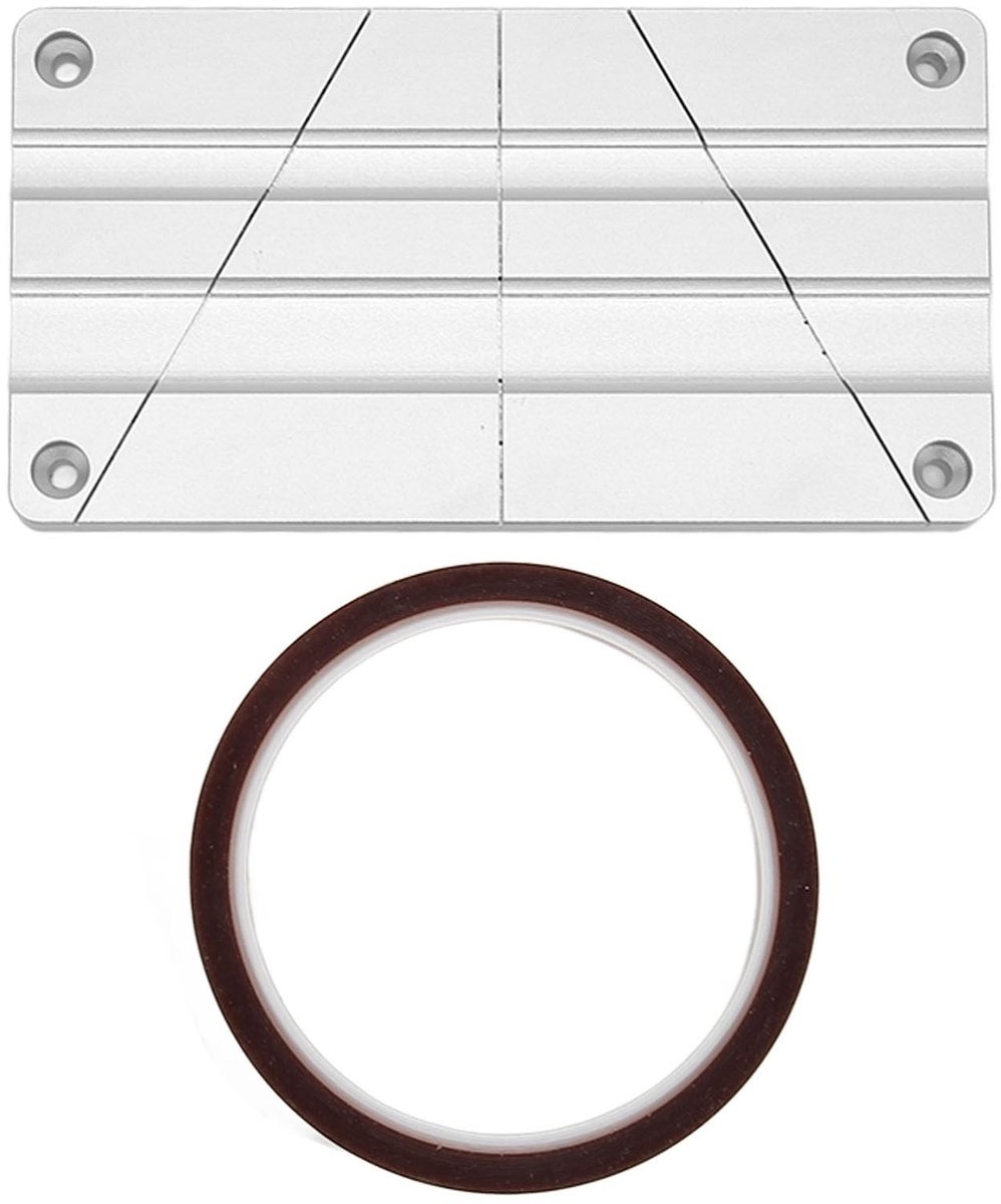 ZEYNOMAX- Plakband Set - Aluminiumlegering - 1/4 inch/10 inch - Stabiele Splitsing - Eenvoudig te Bedienen - Nauwkeurige Grootte - Lint