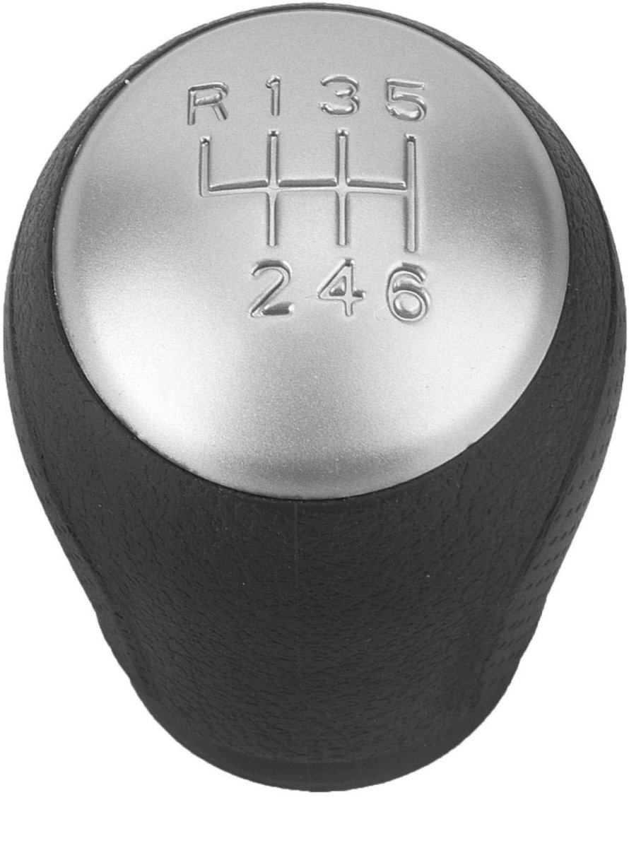 Dailygoods- Versnellingsknop Geschikt voor Nissan Qashqai 2012 - Pookknop - Versnellingspook Knop - Lederen - 6 Versnellingen - Auto Accessoire