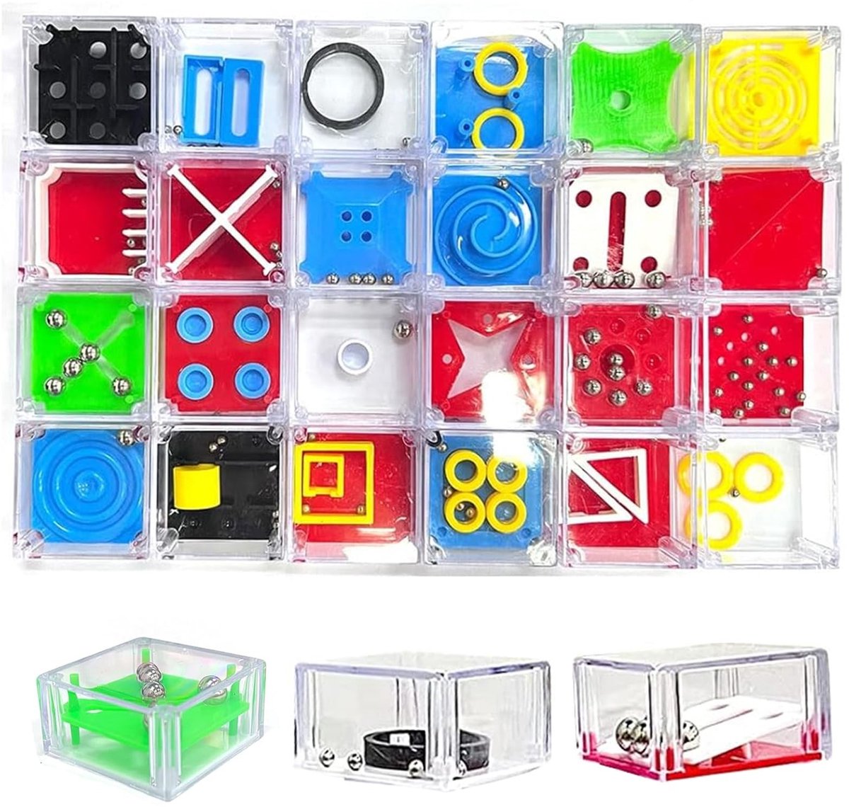 Dailygoods - Geduldspellen voor Kinderen - Puzzelspellen - Perfect voor Verjaardagsfeestjes - Mini-Puzzels - Denkspelletjes - Adventskalender - Geschi...
