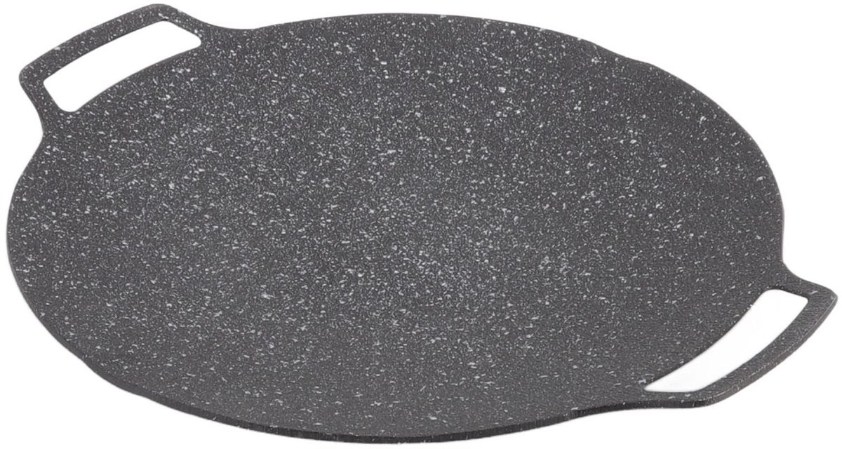 Dailygoods- Grillpan Rookloos - Draagbare BBQ Plaat - Aluminium Kookplaat - Anti-aanbak - 36 cm - Hoge Thermische Geleidbaarheid - Barbecueplaat