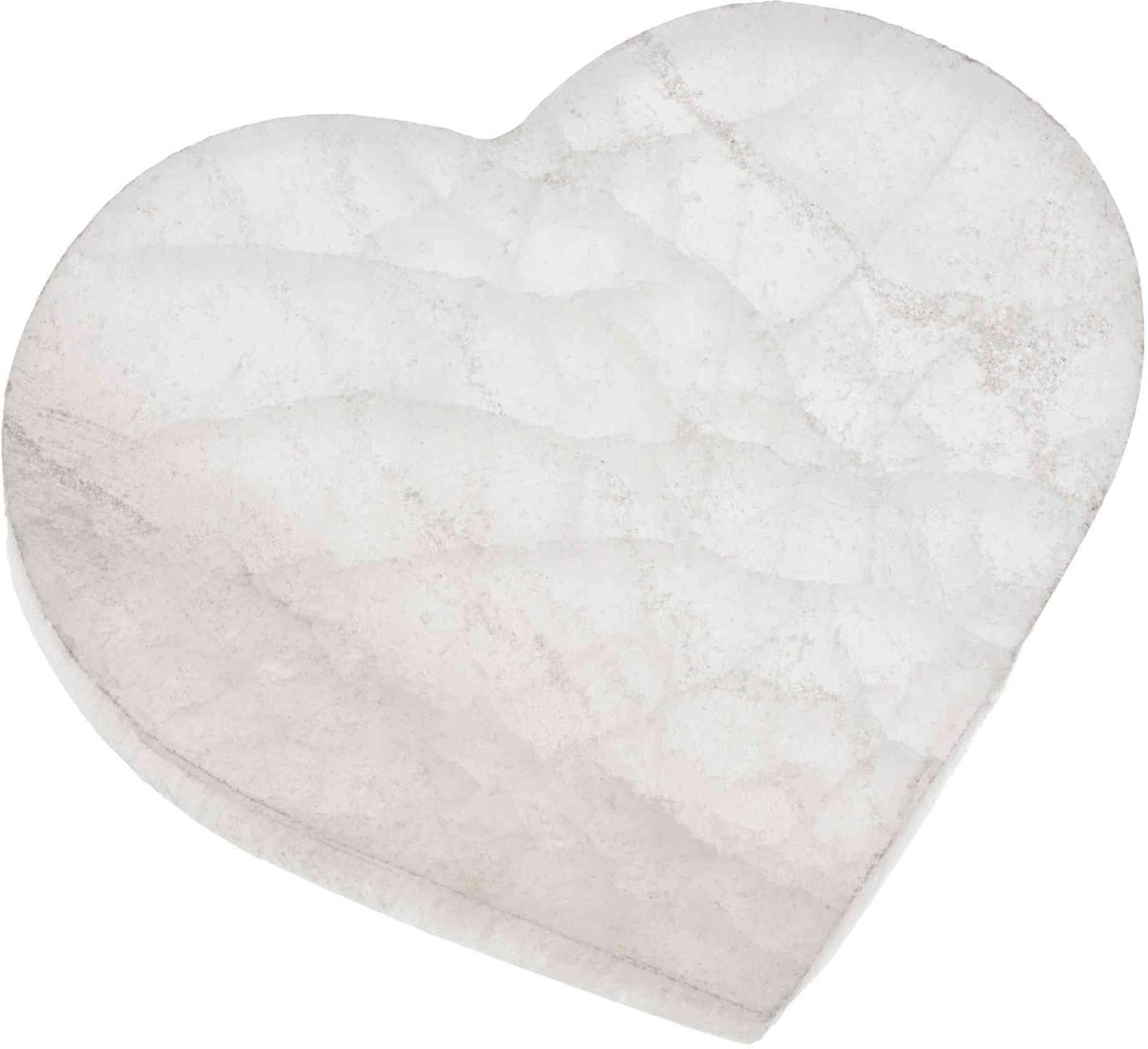 Dailygoods- Hartbord handgemaakt 10 x 9 cm - Selenietplaat - Meditatie - Spirituele decoratie - Opbergplaat voor sieraden - Energetische reiniging