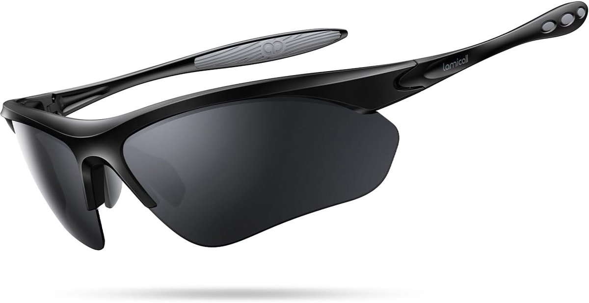 Sportzonnebril Gepolariseerd - Fietsbril Hardloopbril - Outdoor Activiteiten - Ultralicht TR90 Frame - 22 gram