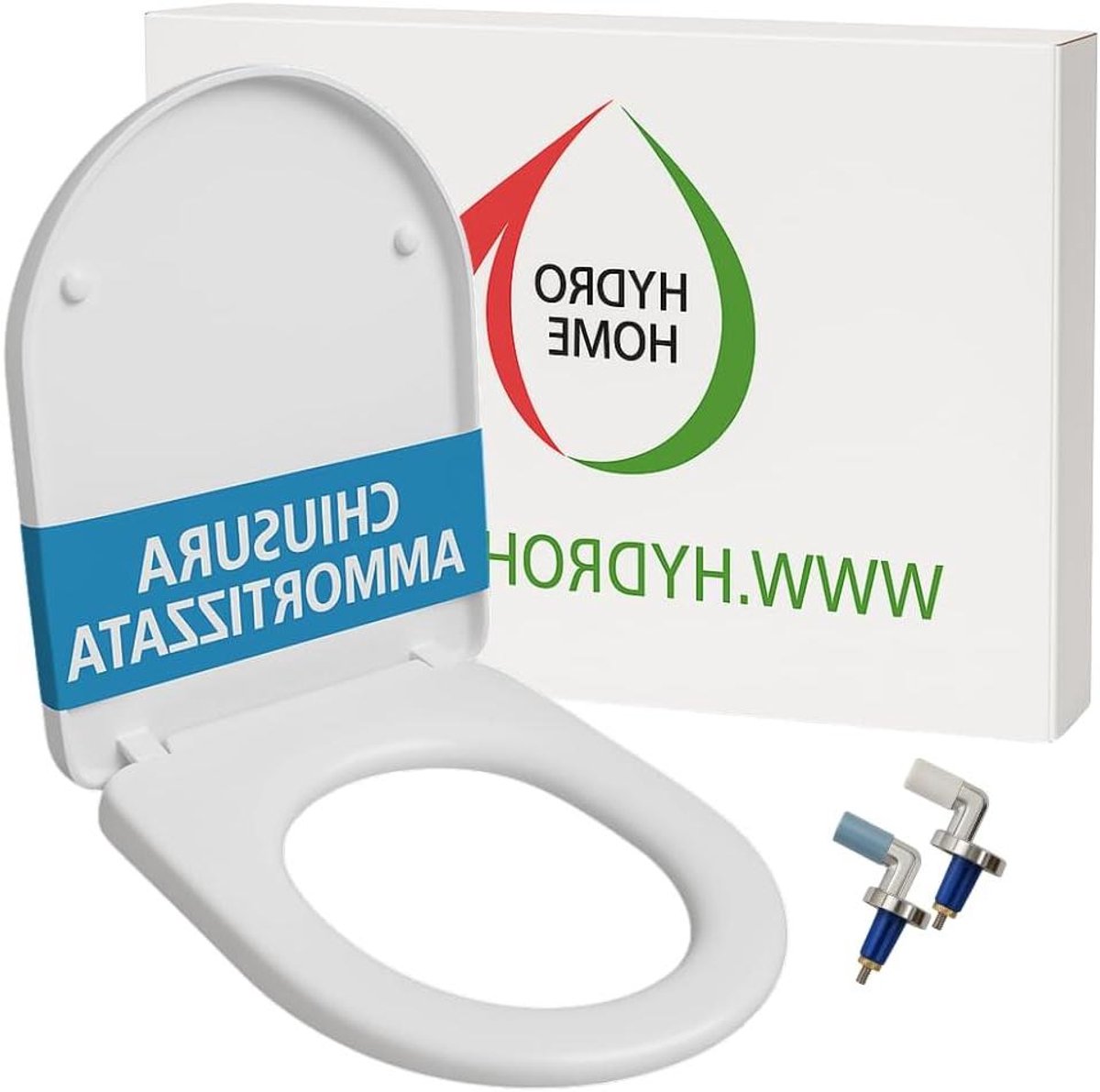 Toiletbril - WC-bril - Badkamer Vernieuwen - Verstelbare Scharnieren - 40-45.5 cm - Wit