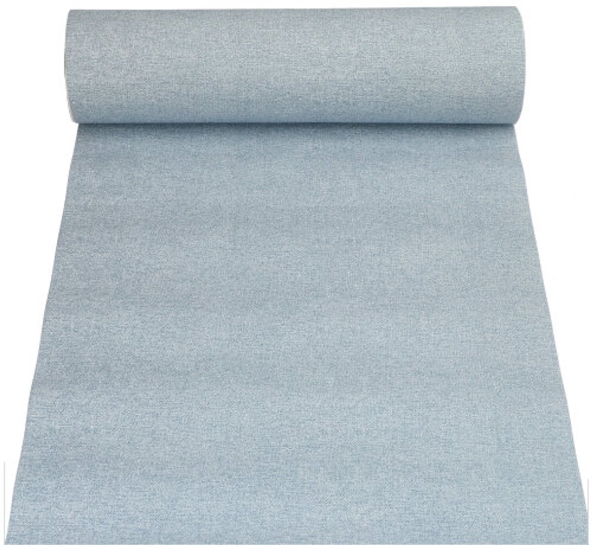 4x Tafellopers stofkarakter PV-Tissue Mix ROYAL Collection 24 m x 40 cm arctisch blauw Textile