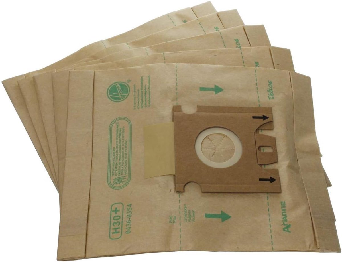 Stofzuigerzakken Cilinder - Filterzakken Set - Stofvrij Houden - Originele Pasvorm - 5 Stuks - Meerkleurig