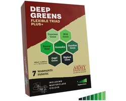 The Army Painter acrylverf set Deep Greens Triad PLUS+ miniaturen.