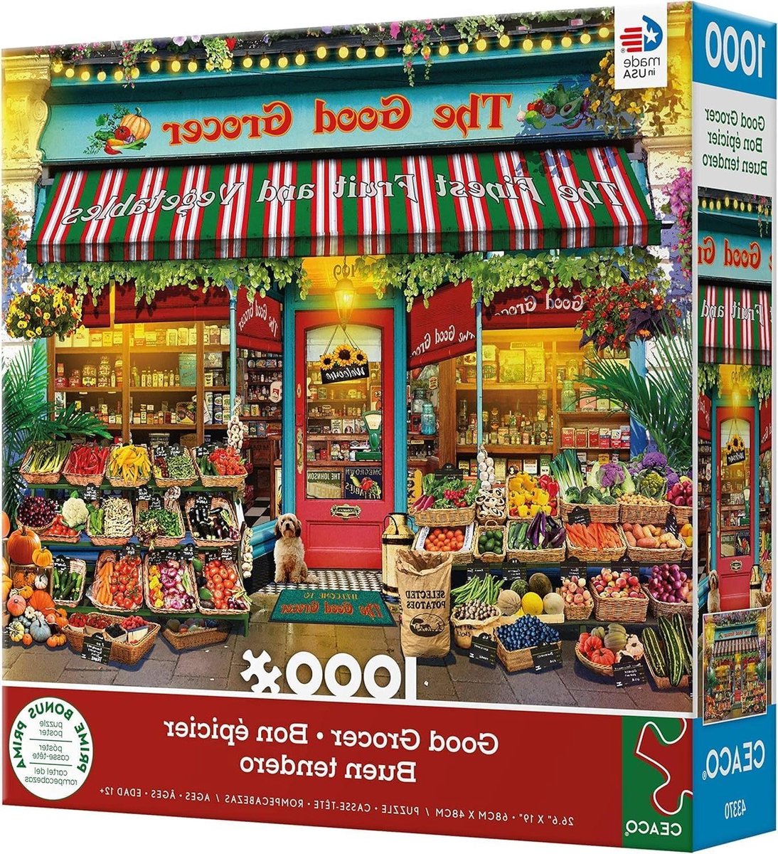 Legpuzzel 1000 stukjes - Puzzel voor volwassenen - Ontspanning thuis - Inclusief poster - 67 x 48 cm - Kleurrijk