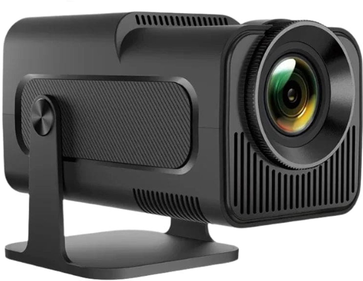 One Zisa - HY300 Mini - Beamer - Projector Beamer - Mini Meamer - 1920x1080dpi - Automatische focus - met WiFi - Android 11 - Zwart