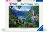 Ravensburger puzzel landschap Noors Fjord - Puzzel - 1000 stukjes - Vanaf 14 jaar