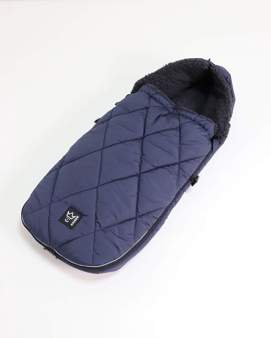 Voetenzak Kinderwagen - Universele Voetenzak - Warm en Comfortabel - Afneembaar Bovendeel - 100x43 cm - Blauw — afbeelding 2