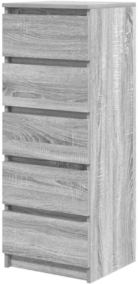 Dressoir met lades - Opbergkast buffetkast - Woonkamer keuken - 5 Lades - 37x35x99 cm - Gr
