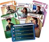 Verschillende kaarten uit het bordspel Pandemic met rollen zoals Medic, Scientist, Dispatcher, Researcher.
