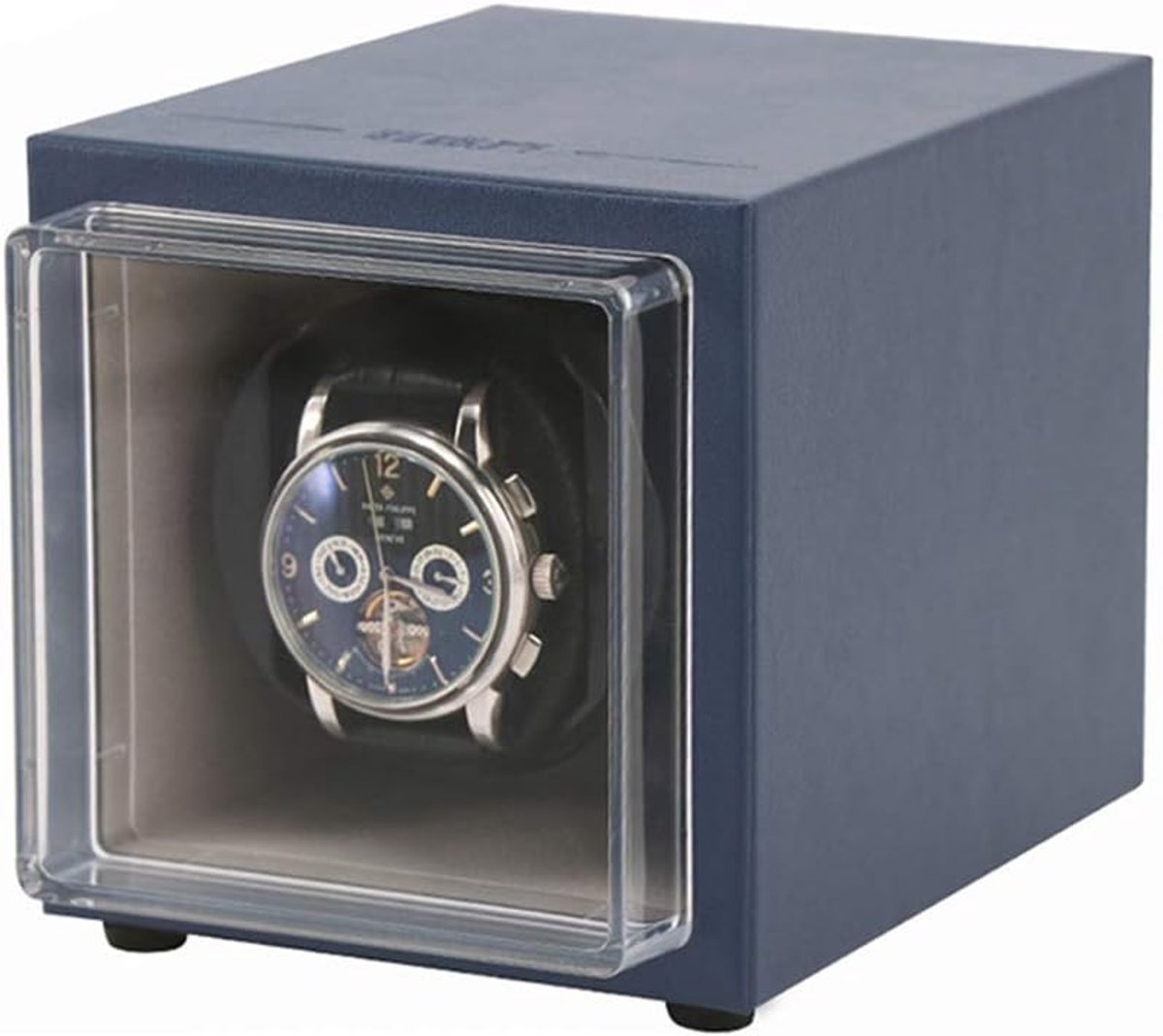 Automatische Horloge Doos - Horloge Rol - Horloge Opwinden - Stil Mechanisme - Voor Eén Horloge - Zwart