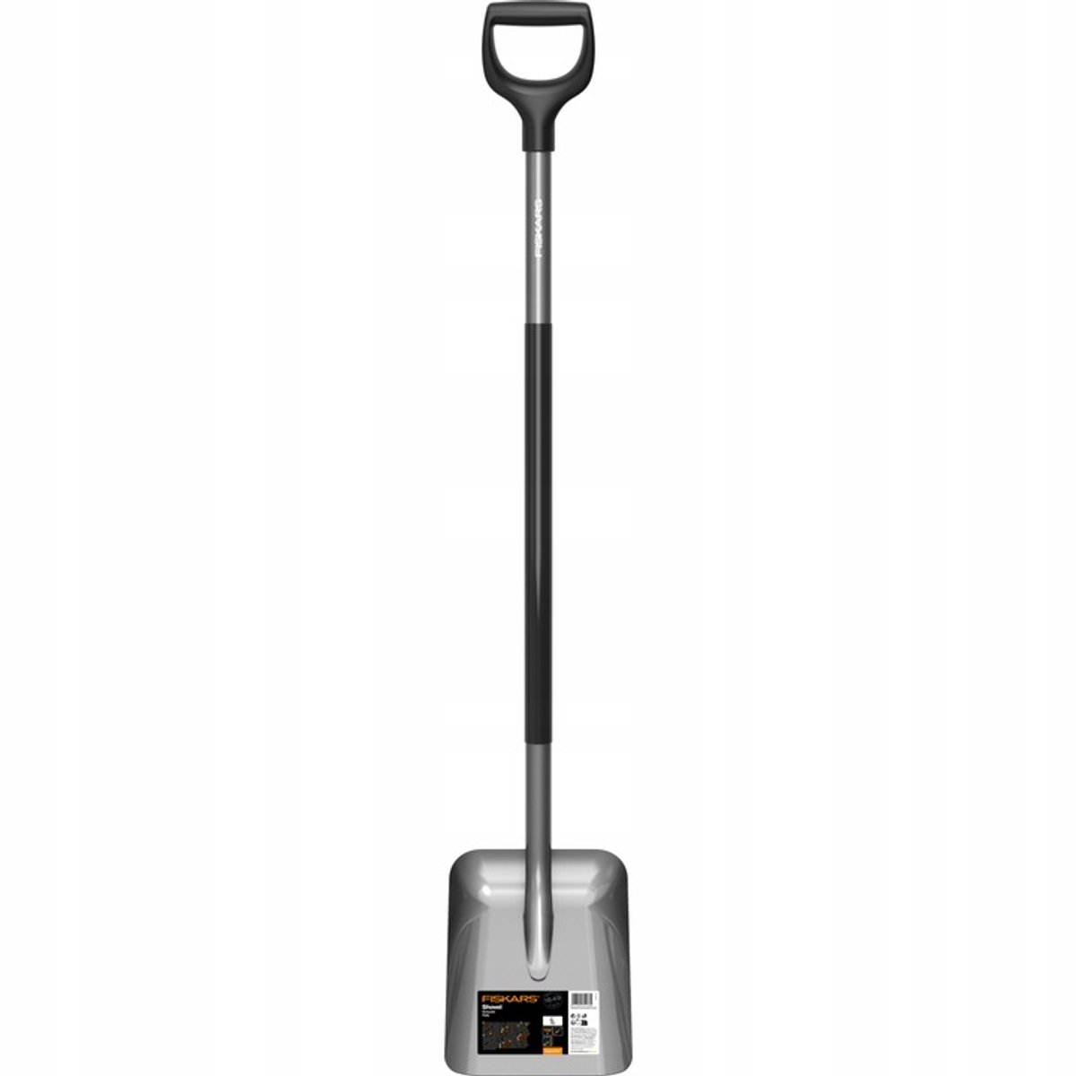 Fiskars Ergonomic - Shovel - Boron Steel - 132 cm - Grey/Black