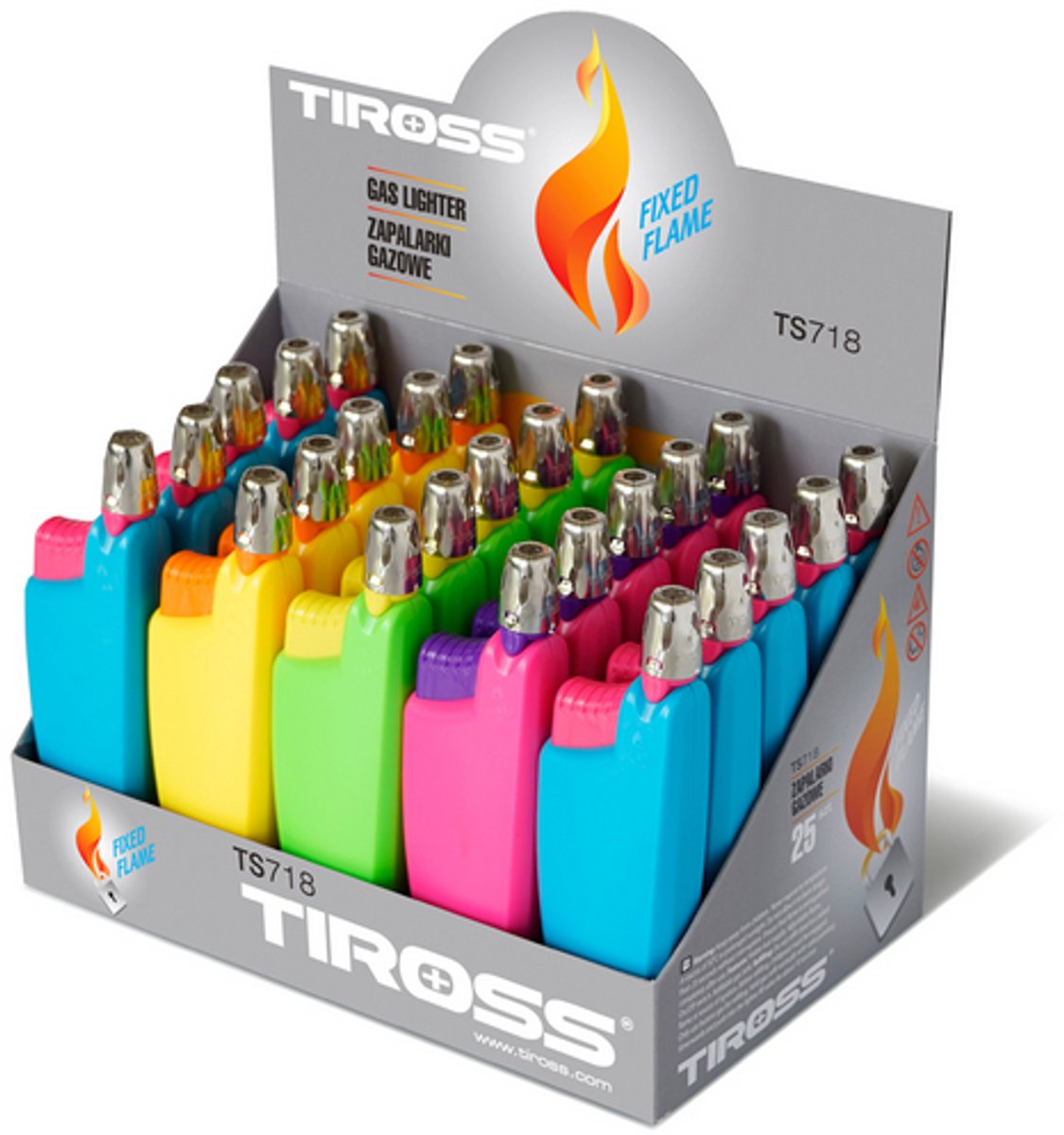Tiross TS-718 - Gasaansteker - Uitschuifbare Loop - Ergonomische Handgreep - Herbruikbaar