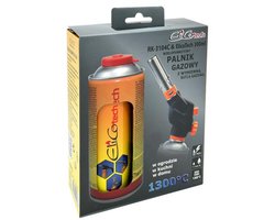 Elico RK-3104C - Gasbrander - Piezo-elektrische Ontsteking - Continuvergrendeling - Butan