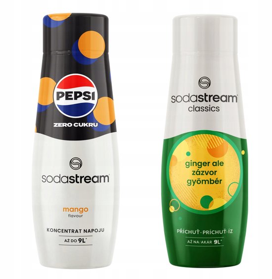 SodaStream - Limonadesiroop - Pepsi Max Mango + Imbir - Zonder Suiker