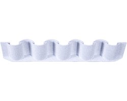 Aquarium Bodem Scheider - Grind Divider - Aquarium Inrichting - Voorkomt Vermenging - 27x2cm - Multicolor