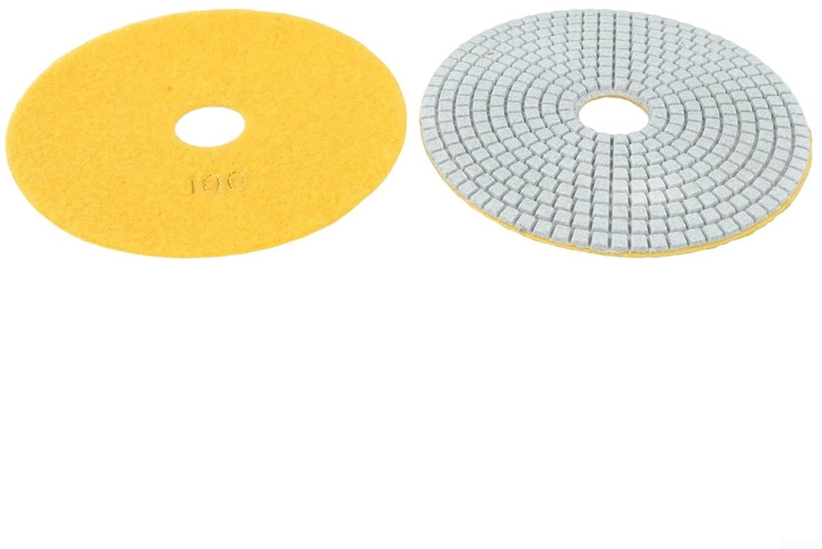 Hars Polijstpads Set - Diamant Slijpschijven - Beton Graniet Polijsten - Nat Droog Gebruik - 150mm Diameter