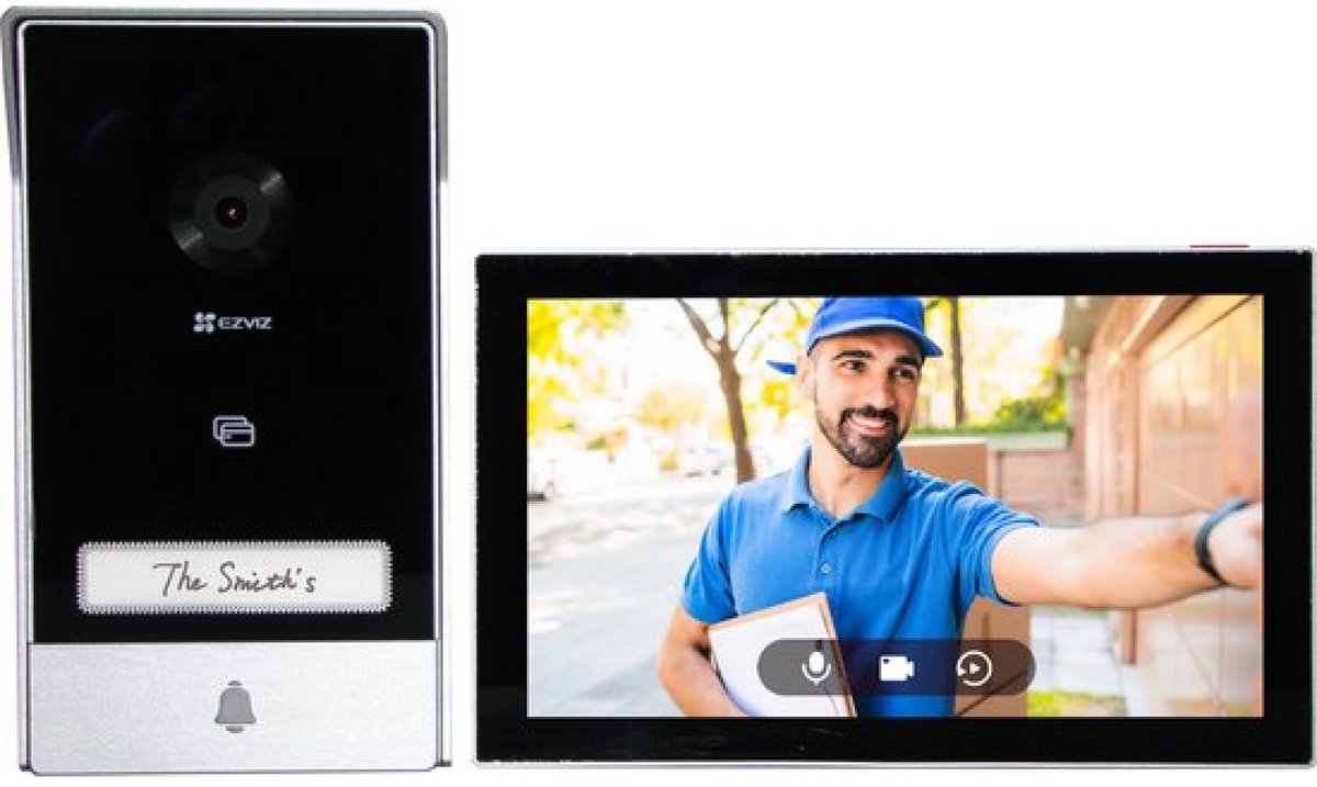 EZVIZ HP7 IP-camera 2K met Video Intercom en Touch Monitor - EZVIZ Europe - €210,99