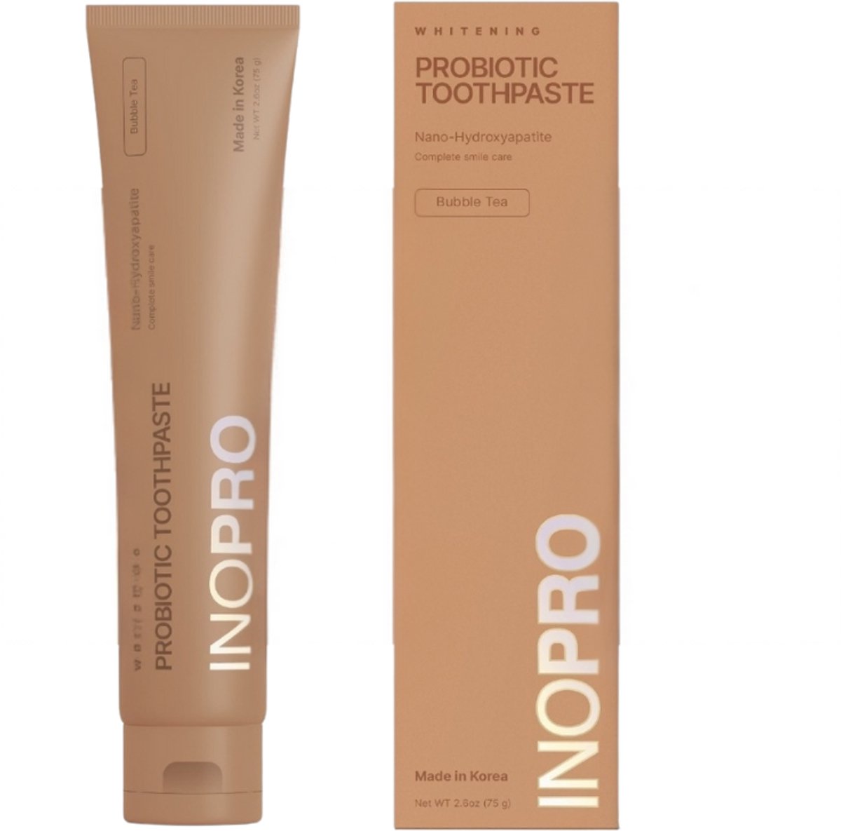 INOPRO Whitening Probiotic Toothpaste Bubble Milk 75ml