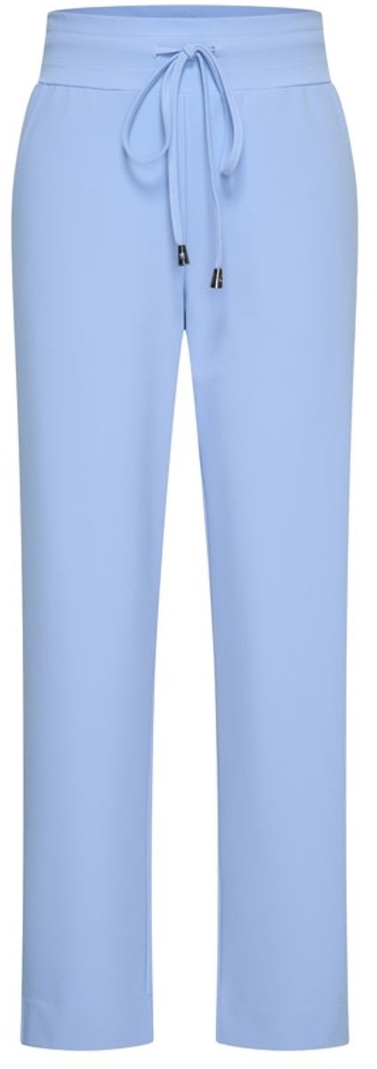 MI PIACE - Bonded Travel Broek Straight Uni 202631 Lavender Blue - Maat : XL