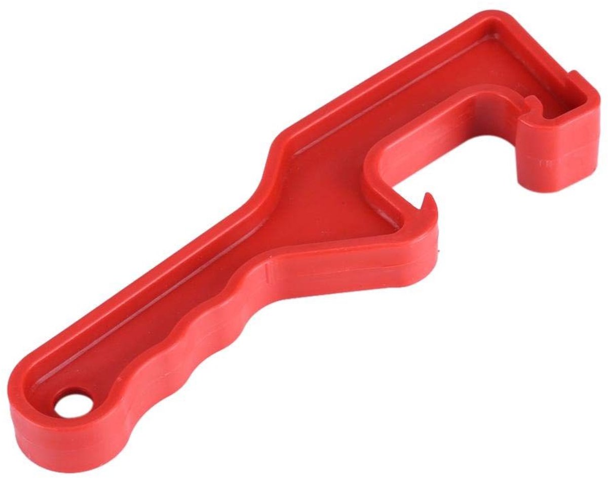 Plastic Verfbucket Dekselopener - Handige Tool voor Thuis en Garage (Rood)