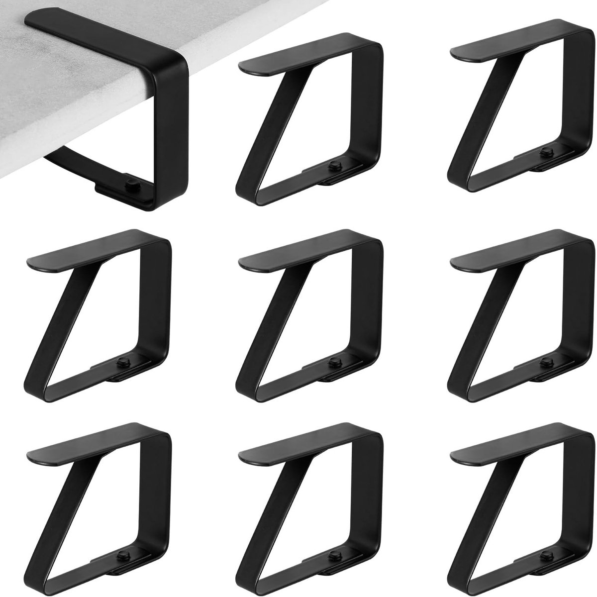 Allecto - Tafelkleedclips - Roestvrij staal - tafelkleedklemmen