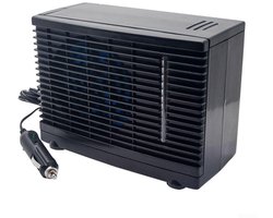 Dailygoody - Draagbare Luchtkoeler - Koelventilator met Water-IJs Airconditioning - Zwart - Ideaal voor Thuis en Auto - Gezonde Luchtcirculatie -