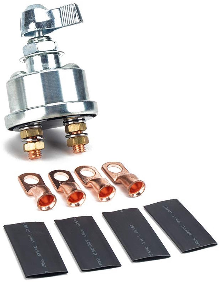 Dailygoody - Accuscheidingsschakelaar - 12V/24V - Betrouwbare stroomonderbreker - Voor truck en boot - Veiligheid voor stroomvoorziening - Geschikt vo...