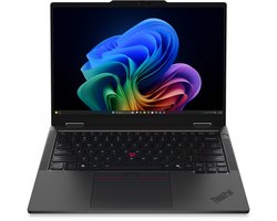 Lenovo ThinkPad T14s 2-in-1 Gen 2 Copilot+ PC Intel Core Ultra 7 355 Hybride (2-in-1) 35,6 cm (14") Touchscreen WUXGA 32 GB LPDDR5x-SDRAM 512 GB SSD Wi-Fi 7 (802.11be) Windows 11 Pro Zwart Engels