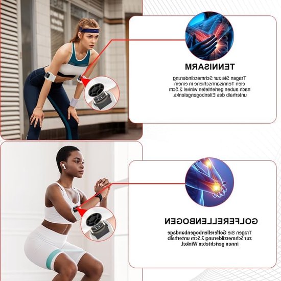 Elastische elleboogbandage voor epicondylitis, pijnverlichting en ondersteuning bij tendinitis voor sporters — afbeelding 2