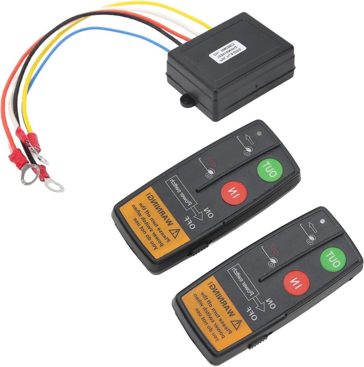 Draadloze afstandsbediening voor lier, 12V 24V liercontroller met 75ft bereik en indicatorlamp, handzaam voor auto en vrachtwagen