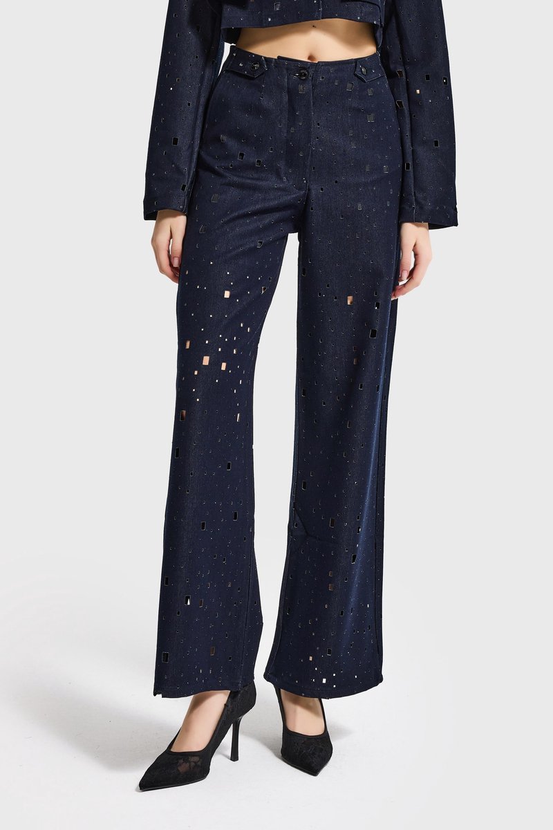 It's Basic - WIDE MID RISE JEANS
